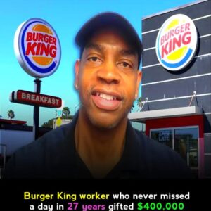 Kevin Ford worked at Burger King for 27 years Kevin Ford worked at Burger King for 27 years