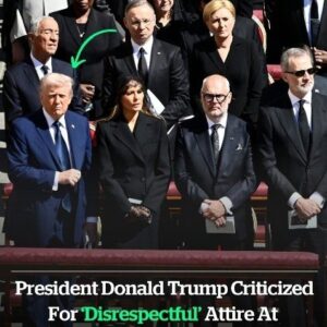 disrespectful” attire at Pope Francis’ funeral disrespectful” attire at Pope Francis’ funeral