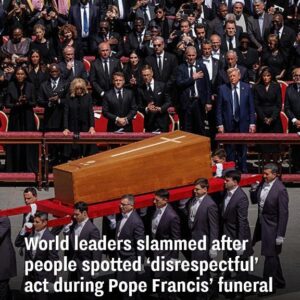 International Leaders Faced Backlash After Attendees Noticed a ‘Disrespectful’ Gesture at Pope Francis’s Funeral International Leaders Faced Backlash After Attendees Noticed a ‘Disrespectful’ Gesture at Pope Francis’s Funeral