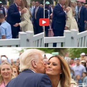 A true gentleman! — Trump Kisses Melania, Points Proudly as Crowd Cheers at Easter Egg Roll – Video A true gentleman! — Trump Kisses Melania, Points Proudly as Crowd Cheers at Easter Egg Roll – Video