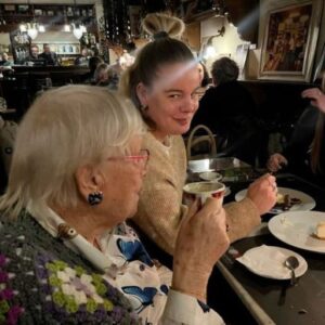 We took Grandma out for girls’ night; now we don’t want to leave her behind. We took Grandma out for girls’ night; now we don’t want to leave her behind.