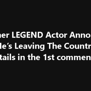 The Legendary Actor Bids Farewell—Here’s Where He’s Going The Legendary Actor Bids Farewell—Here’s Where He’s Going
