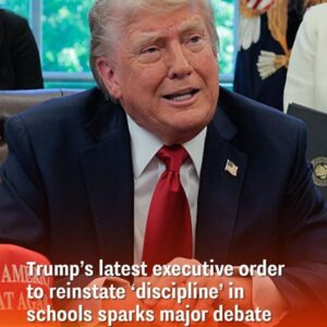 Trump’s latest executive order to reinstate ‘discipline’ in schools sparks major debate among parents Trump’s latest executive order to reinstate ‘discipline’ in schools sparks major debate among parents