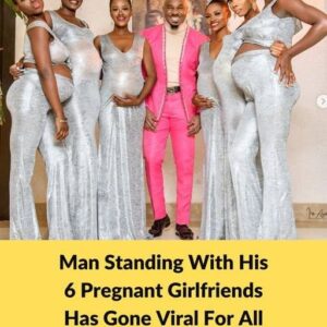 Man Standing With His 6 Pregnant Girlfriends Has Gone Viral For All The Wrong Reasons Man Standing With His 6 Pregnant Girlfriends Has Gone Viral For All The Wrong Reasons
