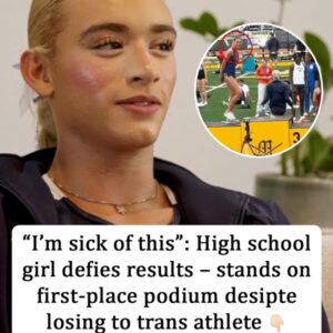 High school girl claims first-place podium spot despite losing to trans athlete High school girl claims first-place podium spot despite losing to trans athlete