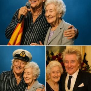 Rod Stewart surprised everyone by bringing out his 94-year-old sister to sing with him — nobody expected it. Rod Stewart surprised everyone by bringing out his 94-year-old sister to sing with him — nobody expected it.