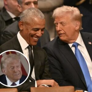 Trump Breaks Silence On His Conversation With Obama At Carter Funeral Trump Breaks Silence On His Conversation With Obama At Carter Funeral