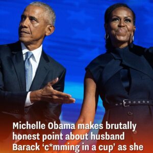 Michelle Obama makes brutally honest point about men ‘c*mming in a cup’ as she opens up on pregnancy struggles