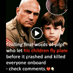 The heartbreaking last words of a pilot who allowed his kids fly before the crash The heartbreaking last words of a pilot who allowed his kids fly before the crash