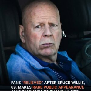 Bruce Willis, 69, Makes a Rare Public Appearance to Show Gratitude to First Responders Amid LA Wildfires – Video