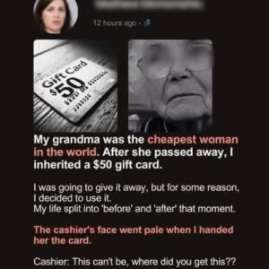MY GRANDMA WAS THE CHEAPEST MY GRANDMA WAS THE CHEAPEST