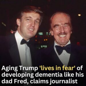 Trump lives in fear of suffering from dementia like his father Trump lives in fear of suffering from dementia like his father
