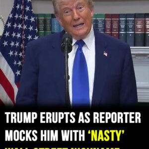 Wall Street Nickname from Reporter Triggers Outburst from Trump