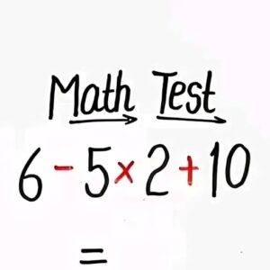 Solve This Math Test