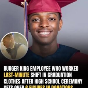 Teen Who Worked Burger King Shift In Graduation Gown Receives 0k In Donations