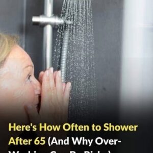 From age 65, how often should you shower (and why over-washing can be harmful to your health) From age 65, how often should you shower (and why over-washing can be harmful to your health)