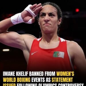 Olympic Gold Medalist Imane Khelif Banned From Women’s Boxing Pending Mandatory Gender Test Olympic Gold Medalist Imane Khelif Banned From Women’s Boxing Pending Mandatory Gender Test