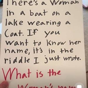 There’s a Woman in a Boat Riddle: Try to Solve the Viral Riddle There’s a Woman in a Boat Riddle: Try to Solve the Viral Riddle