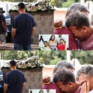 Father needed support during the wake and burial of his wife and children Father needed support during the wake and burial of his wife and children