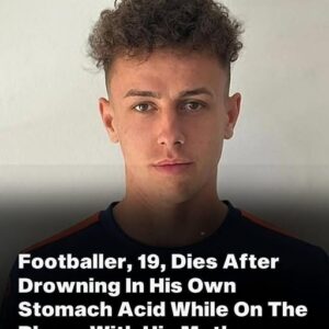 A 19-Year-Old Football Player Drowns In His Own Stomach Acid While Speaking To His Mother On The Phone A 19-Year-Old Football Player Drowns In His Own Stomach Acid While Speaking To His Mother On The Phone