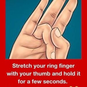 Stretch your ring finger with your thumb and hold it for a few seconds. You’ll love the reason! Stretch your ring finger with your thumb and hold it for a few seconds. You’ll love the reason!