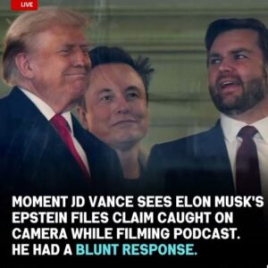 The Exact Moment JD Vance Saw Elon Musk’s Epstein Files Claim Live on Camera The Exact Moment JD Vance Saw Elon Musk’s Epstein Files Claim Live on Camera