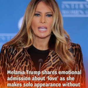 Melania Trump Delivers a Heartfelt Message About Love in Her First Solo Appearance Melania Trump Delivers a Heartfelt Message About Love in Her First Solo Appearance