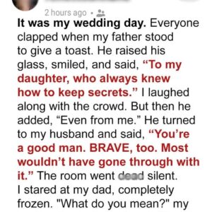My Father Revealed My Biggest Secret at My Wedding to Embarrass Me – My Fiancé’s Response Brought Me to Tears My Father Revealed My Biggest Secret at My Wedding to Embarrass Me – My Fiancé’s Response Brought Me to Tears