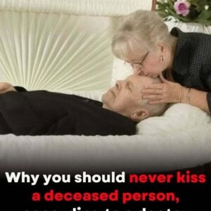 Why do some doctors advise against kissing a deceased loved one? Why do some doctors advise against kissing a deceased loved one?