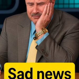 Dr. Phil with tears in their eyes make the sad announcement Dr. Phil with tears in their eyes make the sad announcement