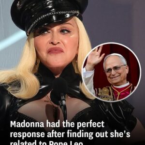 Madonna’s hilarious reaction to finding out she’s related to the Pope Madonna’s hilarious reaction to finding out she’s related to the Pope