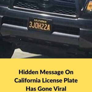 People can’t stop sharing the clever message found on this California license plate People can’t stop sharing the clever message found on this California license plate