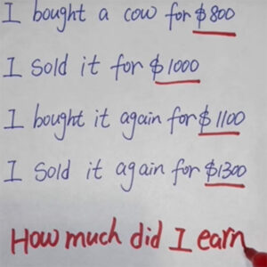 I paid 0 to buy a cow I paid 0 to buy a cow