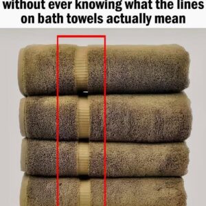 The real purpose of those mysterious lines on towels