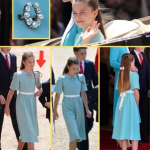 Princess Charlotte, 10, Mesmerizes the World in Stunning Teal Dress and Diamond Horseshoe Brooch Gifted by the Late Queen at Trooping the Colour 2025! Princess Charlotte, 10, Mesmerizes the World in Stunning Teal Dress and Diamond Horseshoe Brooch Gifted by the Late Queen at Trooping the Colour 2025!