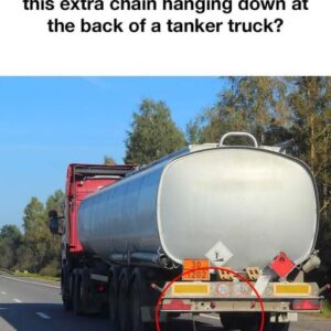 Why Tanker Trucks Have Chains Hanging from the Back Why Tanker Trucks Have Chains Hanging from the Back