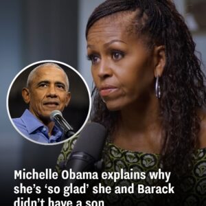 Michelle Obama opens up about why she’s ‘so glad’ their children weren’t sons. Michelle Obama opens up about why she’s ‘so glad’ their children weren’t sons.