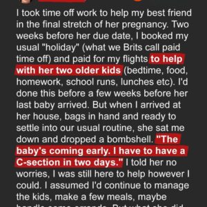 I Flew In to Help My Best Friend Before Labor—But What She Told Me When I Arrived Made Me Turn Around and Go Straight Home I Flew In to Help My Best Friend Before Labor—But What She Told Me When I Arrived Made Me Turn Around and Go Straight Home