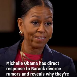 Michelle Obama addresses divorce rumors and explains why she and Barack are rarely seen in public together Michelle Obama addresses divorce rumors and explains why she and Barack are rarely seen in public together