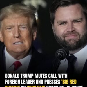 Donald Trump Silences Foreign Leader Mid-Call, Jokes “Big Red Button” On JD Vance