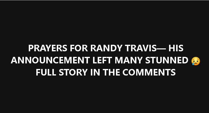Beloved country music star Randy Travis is once again at the …. - TernaNews