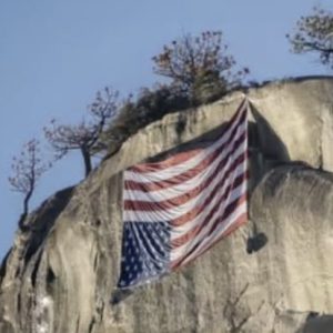 Upside-Down American Flag At Yosemite National Park Turns Heads Upside-Down American Flag At Yosemite National Park Turns Heads