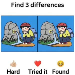 Find 3 Differences in This Picture Puzzle — Can You Spot Them All?