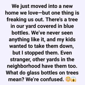 The Hidden Meaning Behind Glass Bottle Trees