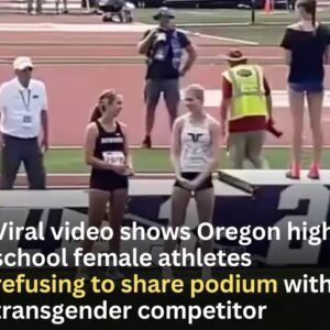 High School Athletes Walk Off Podium After Trans Competitor Places