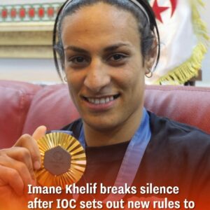 After the IOC unveiled new protections for female athletes, Imane Khelif finally breaks her silence