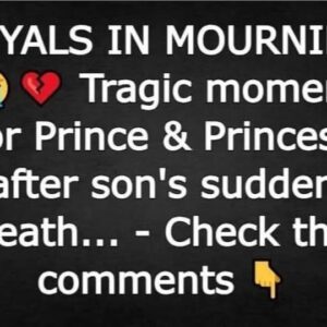 ROYALS IN MOURNING. Tragic moment for Prince & Princess ROYALS IN MOURNING. Tragic moment for Prince & Princess