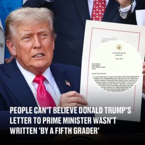 Trump’s Letter to Prime Minister Sparks Outrage Online—’Did a Fifth Grader Write This?’