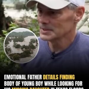 Emotional Father Discovers Boy’s Body While Searching For Missing Daughter In Texas Floods