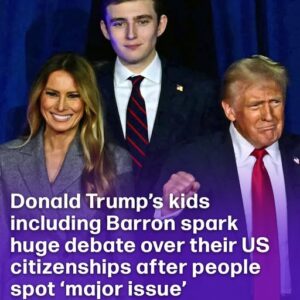 Trump’s Children, Including Barron, Stir Controversy After Viewers Notice a ‘Major Citizenship Issue’